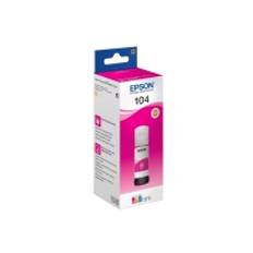 Epson EcoTank 104 - 65 ml - magenta - original - bläcktank - för EcoTank ET-14100, 1810, 2721, 2810, 2811, 2812, 2814, 2815, 2820, 2821, 2825, 2826, 4800