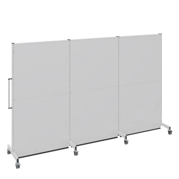 Skærmvæg Erland, til industri og kontor, LxBxH 3000 x 740 x 2021 mm