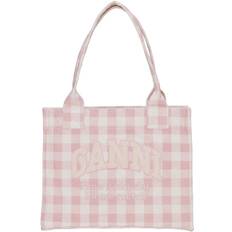 Ganni Large Easy Shopper Pocket Vichy One size - Shoppere hos Magasin