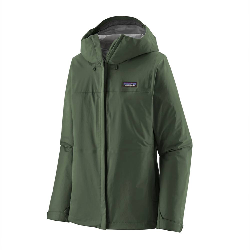 Patagonia Womens Torrentshell 3L Rain Jacket - Canopy Green.