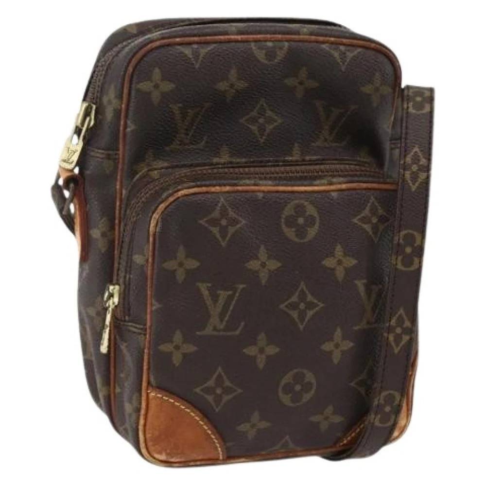 Louis Vuitton Vintage Pre-owned Canvas Cross Body Taske - Vintage - Dame - Brun - ONE SIZE - Tyl