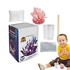 Manolyee Crystal Growing Science Kit,Crystal Growing,Crystal Science Experiment Kit | STEM-projektleksak, pedagogiska leksaker, lärleksaker för pojkar och flickor i åldern 8+, vetenskapsgåvor,