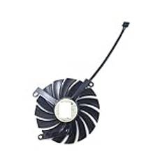 Datorkomponenter 85MM 4PIN 0.35A CF-12915S RTX 3050、3060Ti TWIN X2 GPU Fan Compatible with RTX 3060 TI、3060、3050 TWIN X2 OC Video Card Cooling Fan(A)