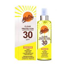 Malibu SPF 30 Clear Spray Sunscreen, High Protection, Dry Feel, Water Resistant Vi 250 ml