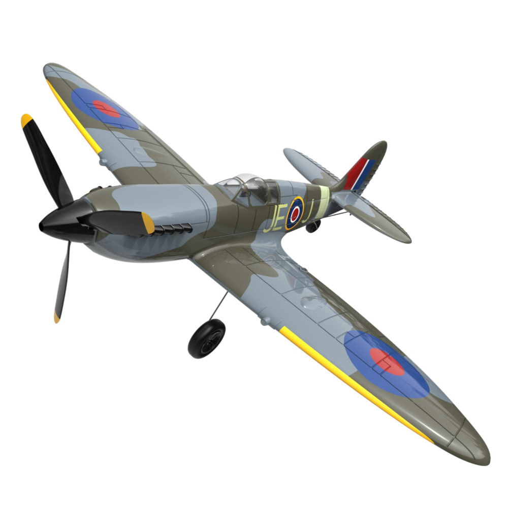 Eachine Spitfire 2,4 GHz EPP 400mm vingspann 6-axlig gyro en-tangent U-sväng akrobatisk mini RC-flygplan RTF för tränare