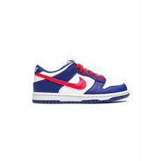 Nike Kids - Nike Dunk låga sneakers - barn - läder/gummi/Tyg - 6.5Y - Blå