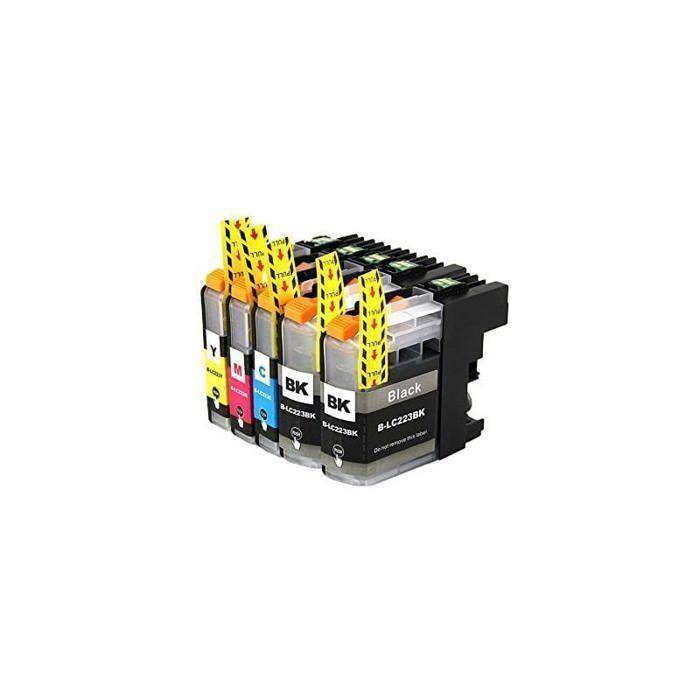 Multipack LC-223 Kompatibel för Bläckpatron LC223 Brother för Brother MFC J4620DW DCP J562DW MFC J480DW MFC J4625DW MFC J5720DW