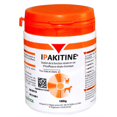 Ipakitine. Fodertilskud anbefalet til hunde og katte med en hæmmet nyrefunktion. 180 g.