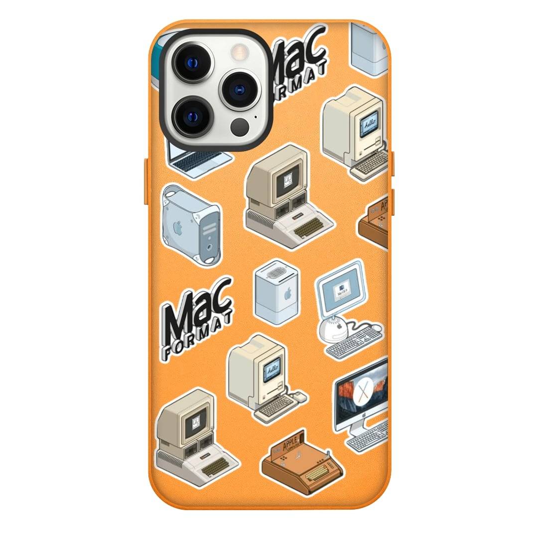Apple Mac Phone Case For iPhone Samsung Galaxy Pixel OnePlus Vivo Xiaomi Asus Sony Motorola Nokia - Macintosh Computer Designs Illustrated Collage.