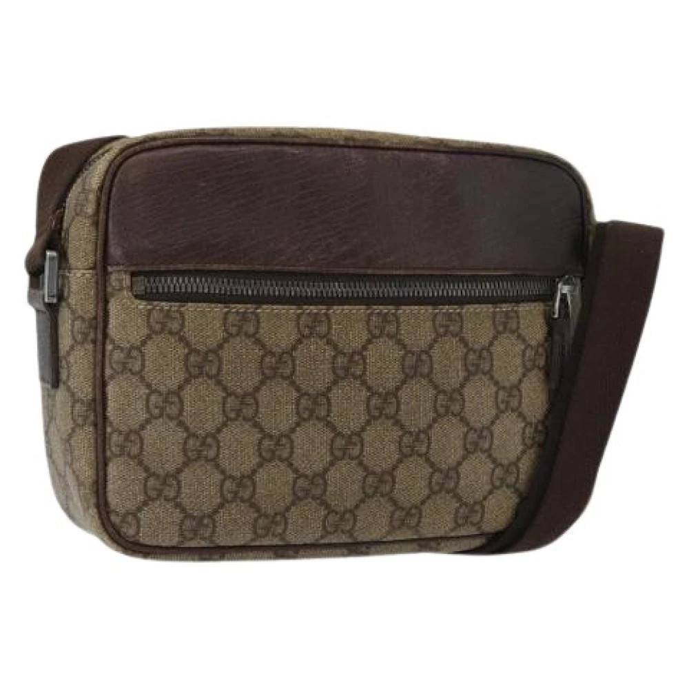 Gucci Vintage Pre-owned Vintage GG Canvas Skuldertaske - Vintage - Dame - Beige - ONE SIZE - Uld