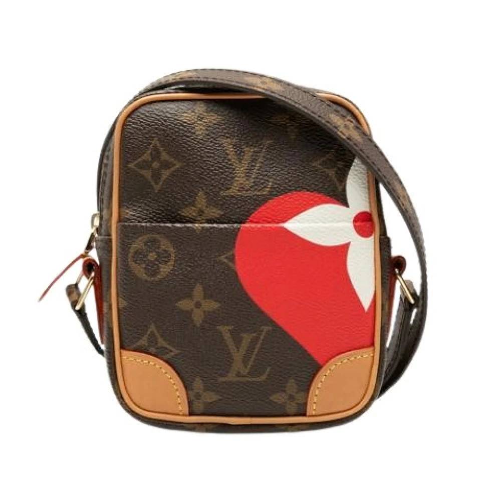 Louis Vuitton Vintage Pre-owned Vintage Skuldertaske - Vintage - Dame - Rød - ONE SIZE - Uld