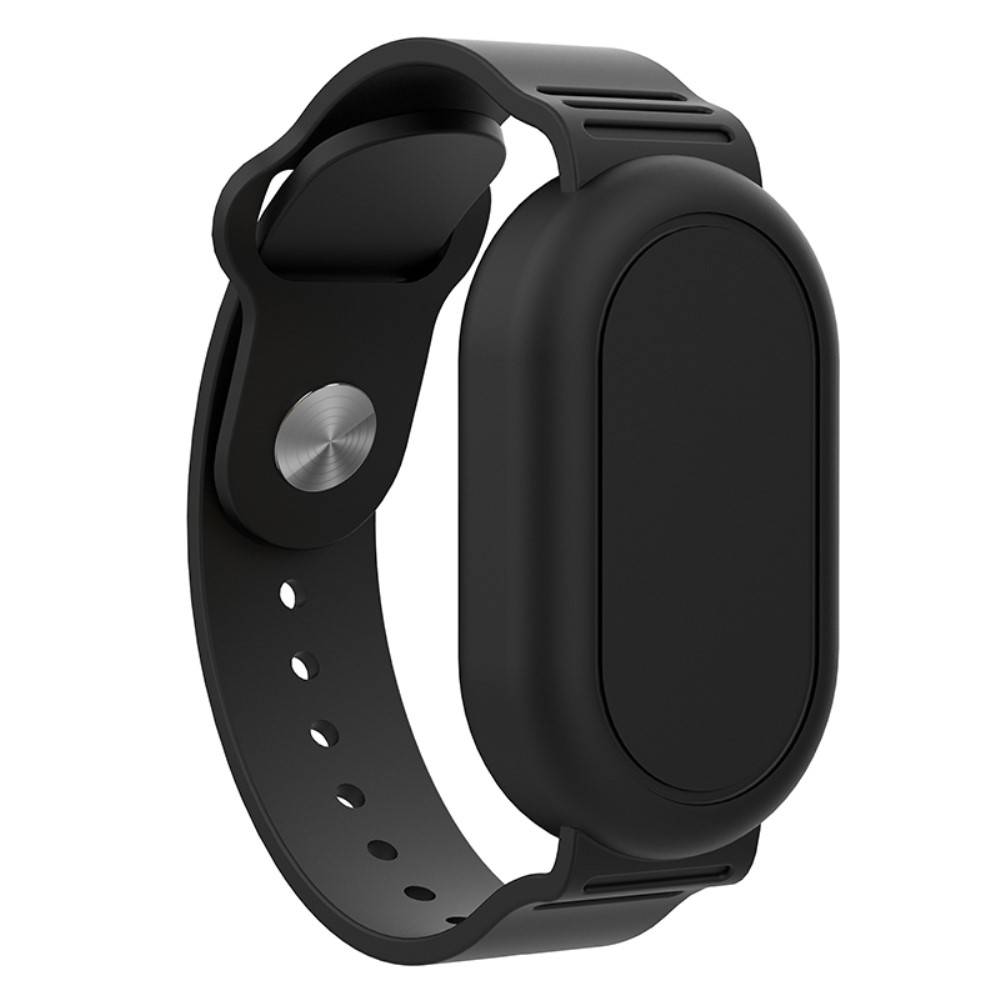 Vattentätt Silikonarmband Samsung Galaxy SmartTag 2 Svart