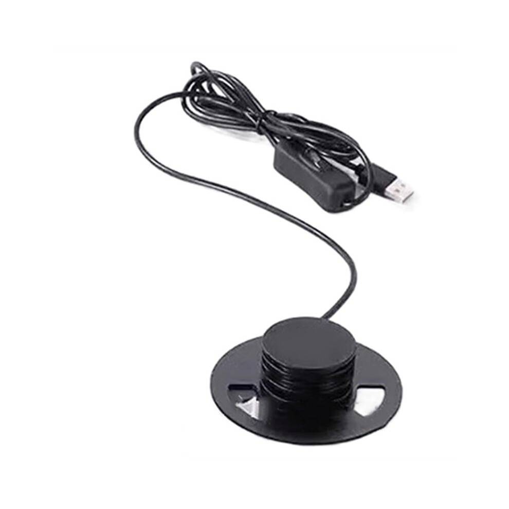 LED Moss Plant Light - D10cm USB Eco Bottle Lamp, Ventilated Hydroponic Aquatic Terrarium Grow Light 5W