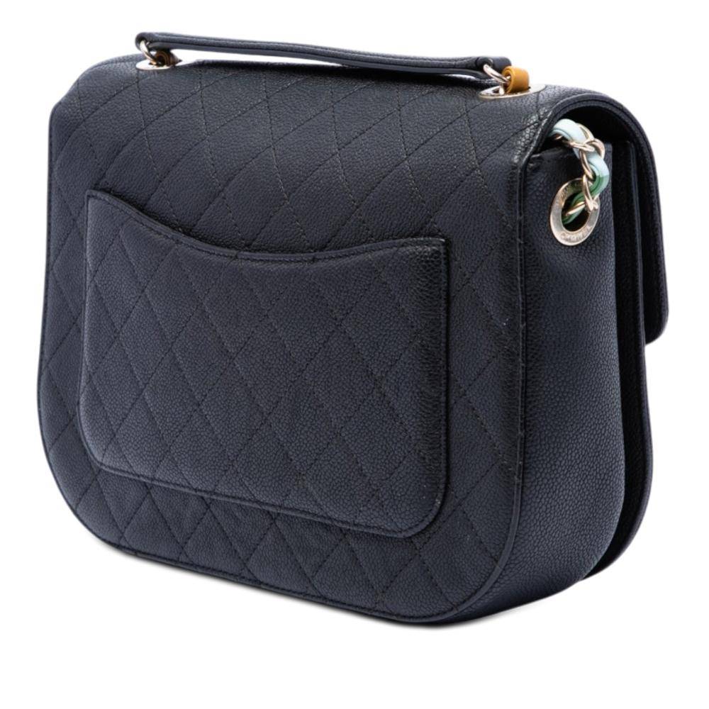Chanel Vintage Chanel Flap Bag L 19cm x W 25cm x D 7cm - Chanel Vintage hos Magasin.