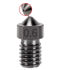 V5 V6 Flere Nozzle størrelser (0,2 mm - 1,0 mm) - Hardened steel / 0.2 mm