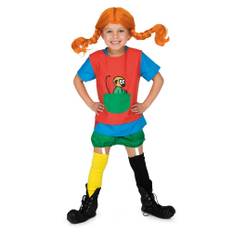 Pippi Langstrømpe Kostume 2-4 år