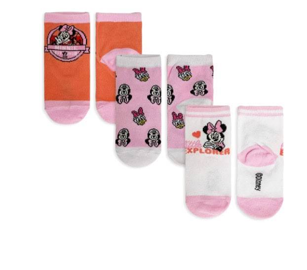 Disney Mimmi Pigg Explorer vita babysockor 0-6 månader