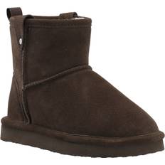 Bianco Biasnow Short Boot Suede Kvinde Dark Brown Vinterstøvler Str 41 - hos Magasin