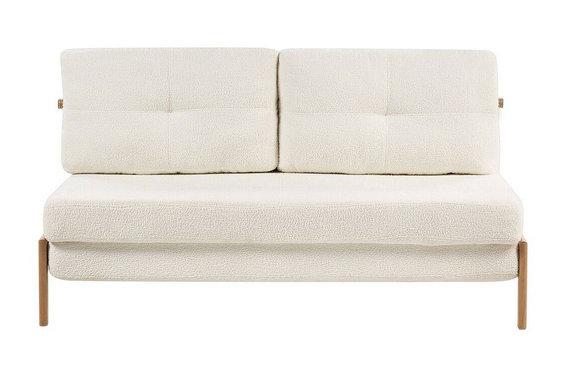 Wigwig Bäddsoffa 2-sits - 2 sits bäddsoffa Vit,Brun