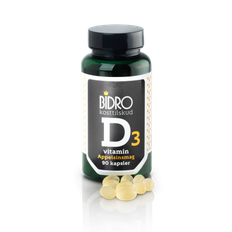 Bidro D Vitamin 38 ug 90 kapsler