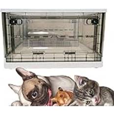 Pet Atomization Nursery Inkubator, Valp Nebulization Box, Hund och Katt Syrgas Therapy Box, Kitten Nebulizer Box Husdjur Inkubation Brooder för husdjur Hosta Andningsbehandling, 28L