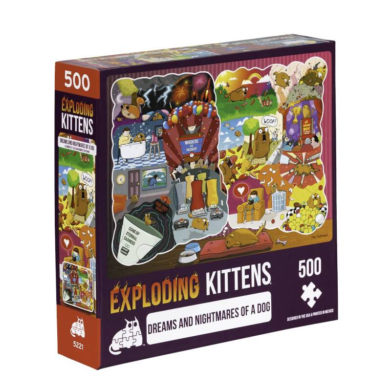 Puzzle Dreams & Nightmares of a Dog 500pc