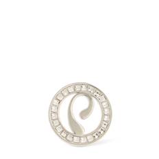 P Crystal Stretcher Mono Earring - Silver - 01