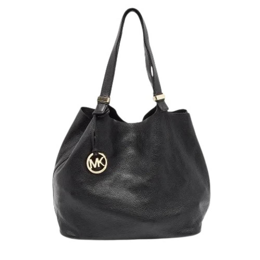Michael Kors Pre-owned Pre-owned Lædertaske - Vintage - Dame - Sort - ONE SIZE - Læder
