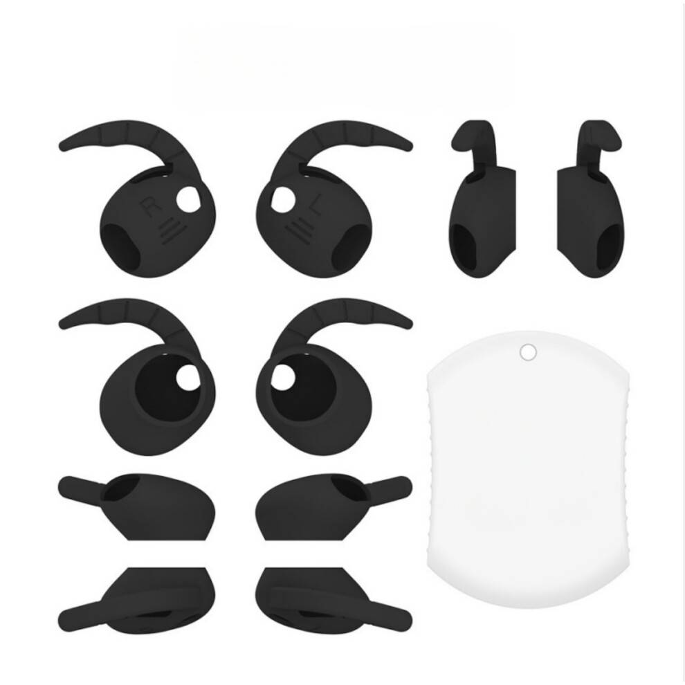 Silikone ørepropper med trækkefane kompatibel med Samsung Galaxy Buds 4 (2026) Bluetooth-ørepropper - slidbestandig beskyttelse Black
