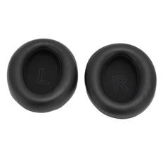 Headphone Earpads Replacement Protein Leather Ear Cushion Cover for Anker Soundcore Life Q30 Q35 svart