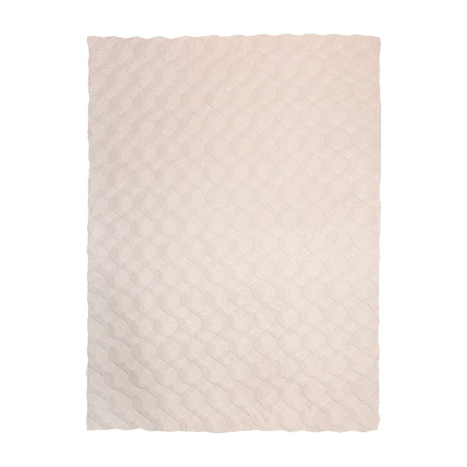 Royal Glow 825 Tæppe Med Lang Luv - Rektangulær / 120 x 170 cm / Creme