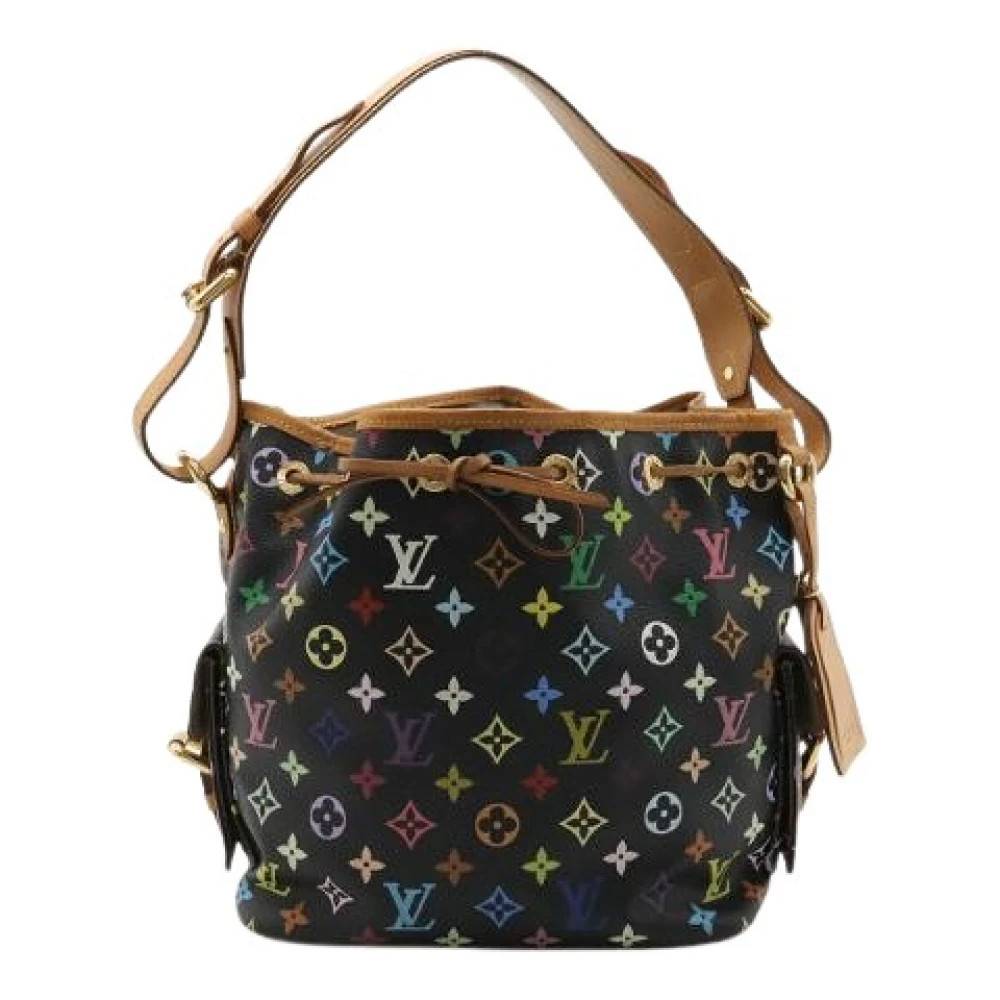 Louis Vuitton Vintage Pre-owned Monogram Petit Noe Skuldertaske M42230 - Vintage - Dame - Flerfarvet - ONE SIZE - Uld