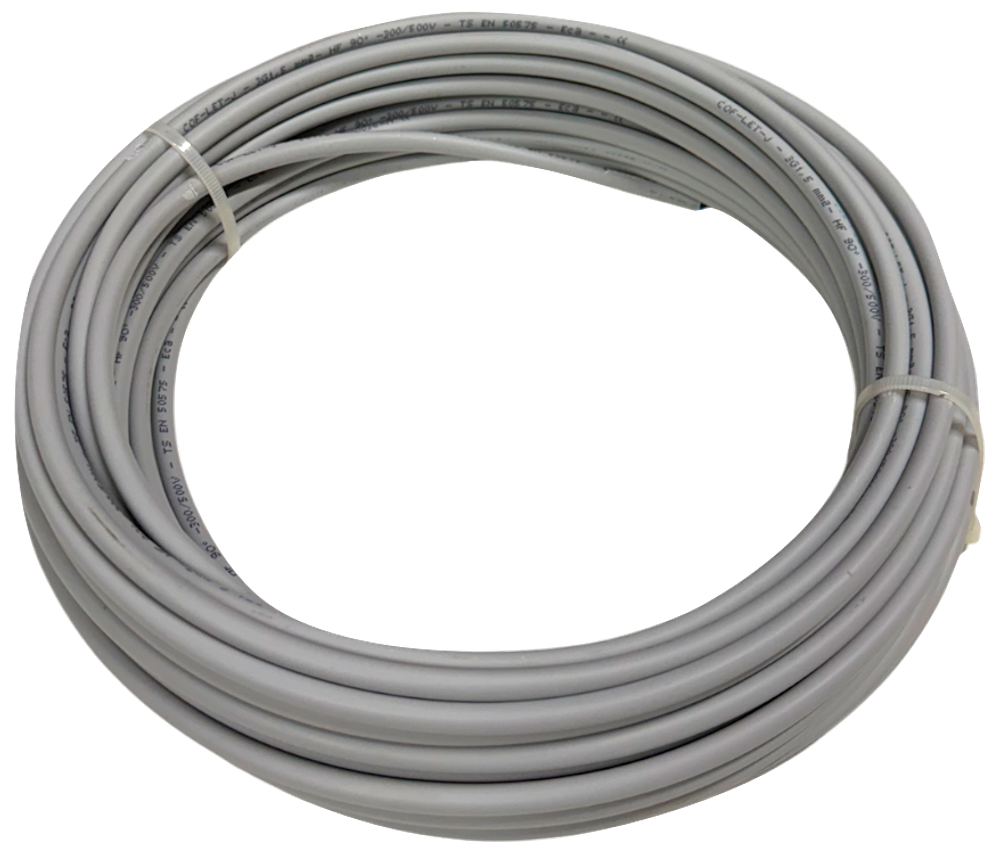 Installationskabel 3X1,5 mm² – 25 meter