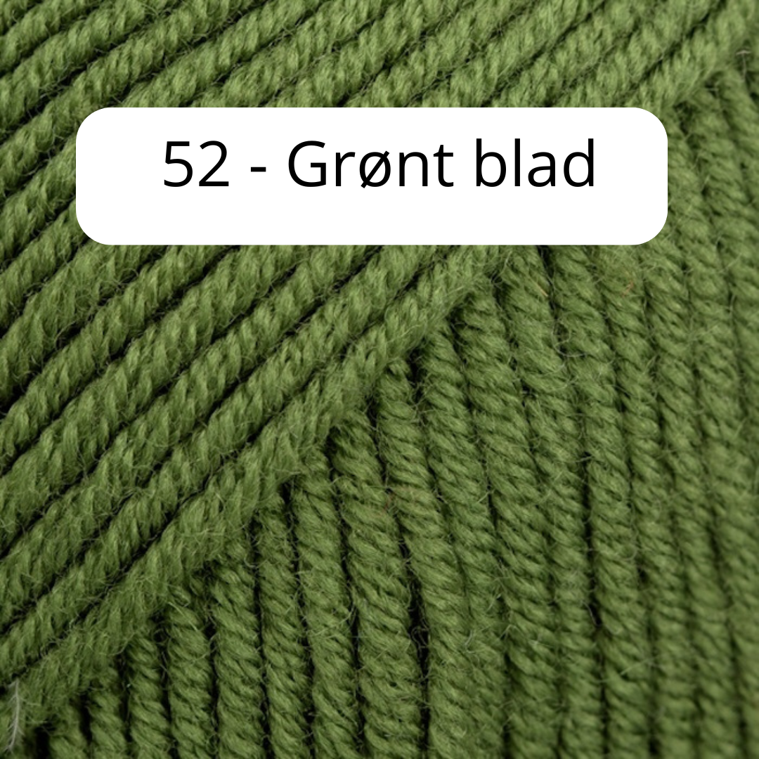 Luffer - Bestilling 4-6 år 52 - Grønt blad