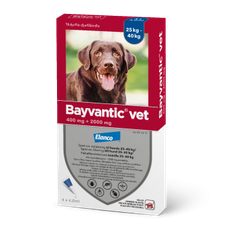 Bayvantic vet til hunde 25-40 kg, 4 pipetter