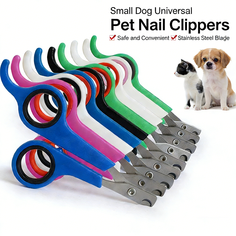 Professional Pet Nail Clipper Dog Cat Stainless Steel Sharp Scissors Safety Lock Feature Portable Grooming Tool for Pet Beauty