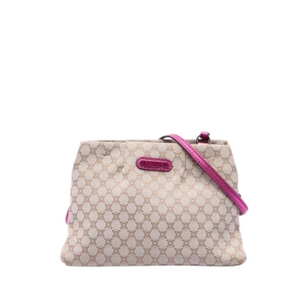 Celine Vintage Pre-owned Canvas Crossbody Bag - Vintage - Dame - Beige - ONE SIZE - Uld