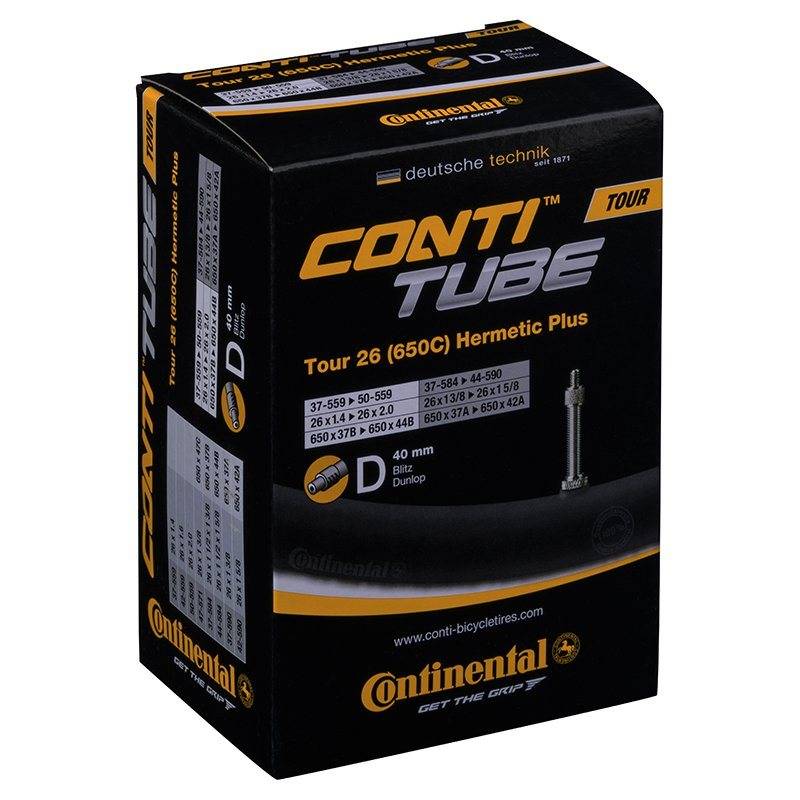 Cykelslang Continental Tour Hermetic Plus 26" Dunlop 40mm 37/47-559/597