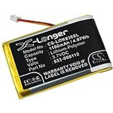 Batteri för Logitech K830, 3,7 V, Li-polymer