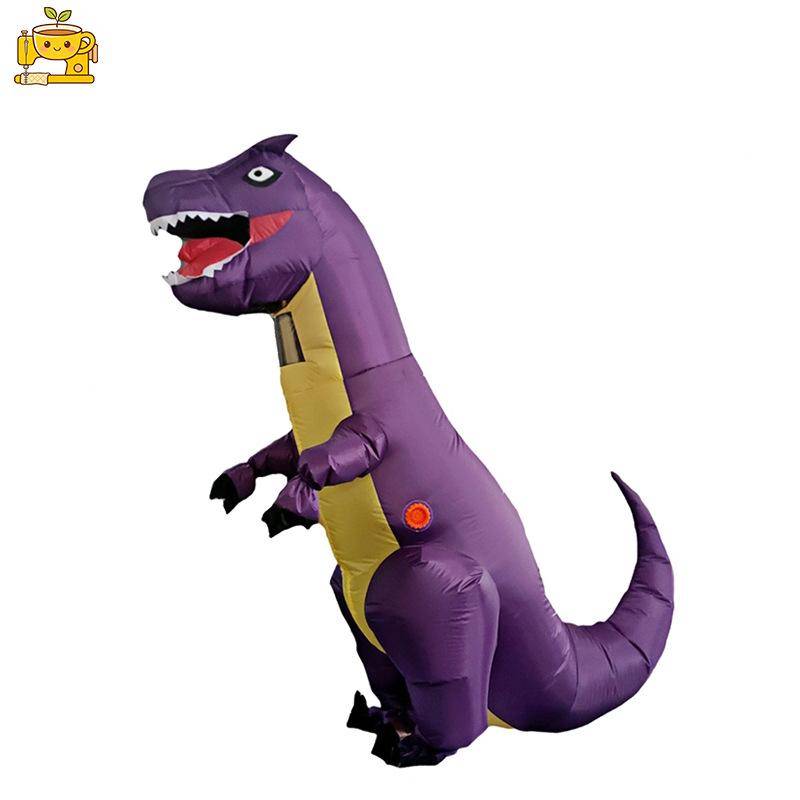 Halloween Lila Drake T-Rex Uppblåsbar Kostym för Scenföreställningar cm pink