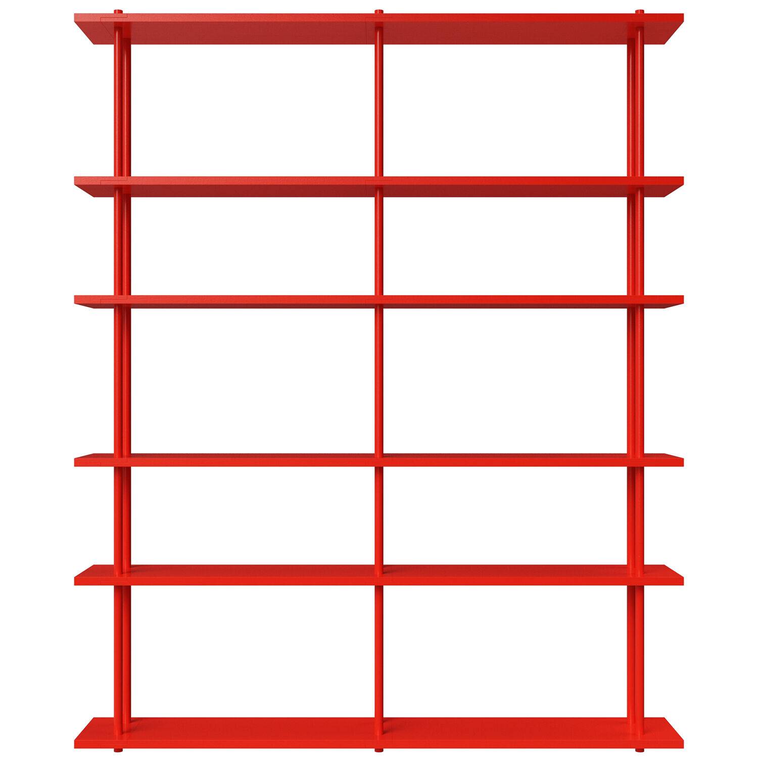 Fogia Bond Shelf W206 Red - Hyldesystemer (modulære) Massiv Træ Rød - P-0000147484.