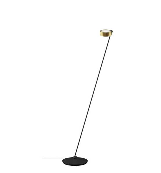 Occhio Sento lettura 125 gulvlampe, E, venstre, bronze/sort