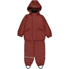 Mikk-Line Regntøj m. Termo/Seler - PU - Rec Warm - Henna - Mikk-Line - 1 år (80) - Regntøj