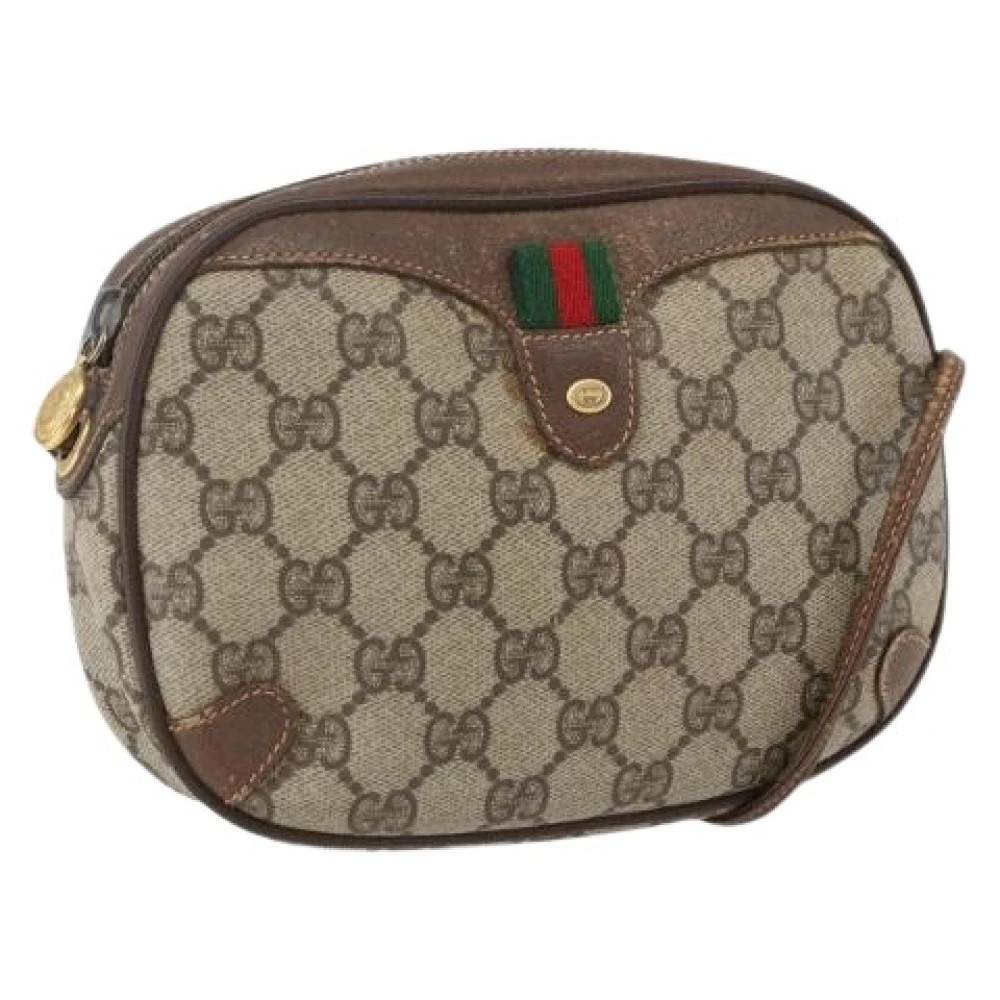 Gucci Vintage Pre-owned Vintage Cross Body Taske - Vintage - Dame - Beige - ONE SIZE -