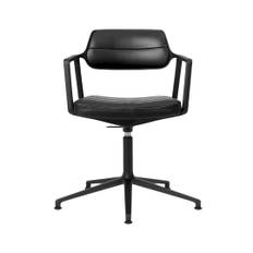 Vipp Swivel+ Chair Gliders Kontorsstol Vipp453 Svart/Svart
