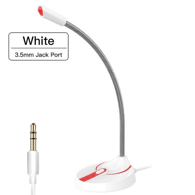 Desktop computer microphone - Silver