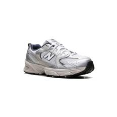 New Balance - 530 Summer Fog/Nimbus Cloud/Navy sneakers - barn - gummi/Tyg/Tyg - 4 barn - Silverfärgad