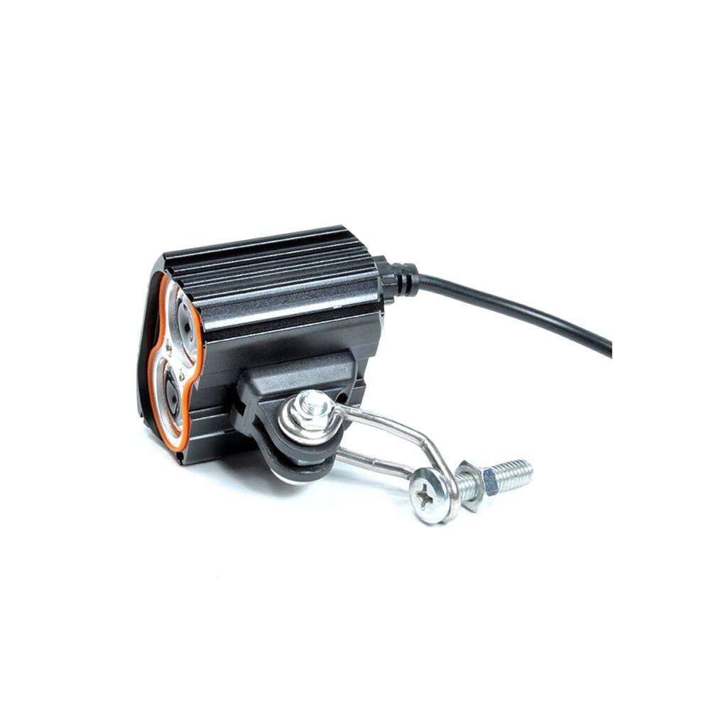 MTB Mountain Bike Headlight 5V-48V Waterproof Aluminum Alloy Scooter Front Lights Lamp Night Warning Floodlight USB