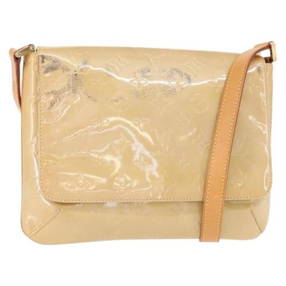 Louis Vuitton Vintage Pre-owned Læder Cross Body Taske - Vintage - Dame - Beige - ONE SIZE - Læder