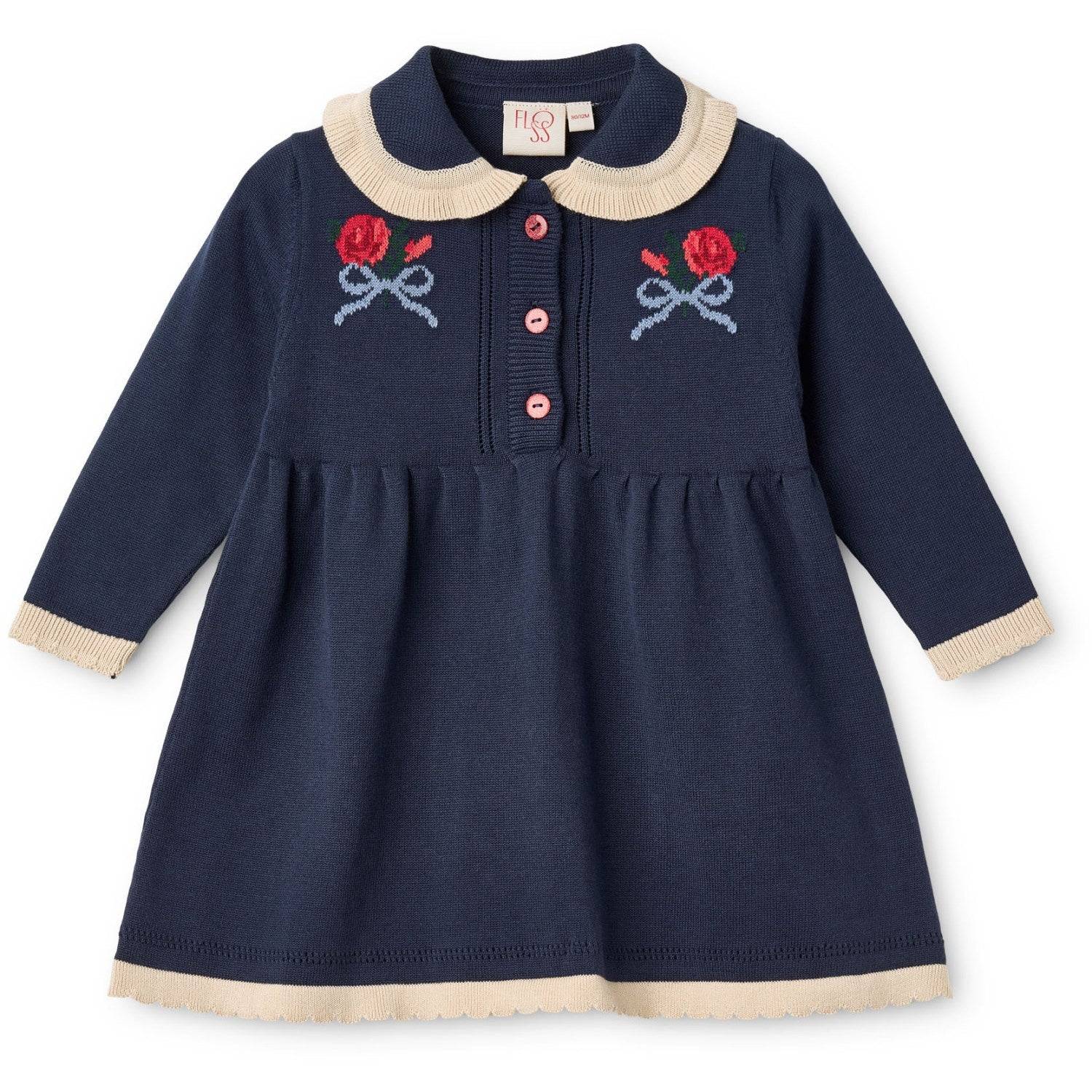 Flöss New Navy Bianca Kjole Str. 8 år/128